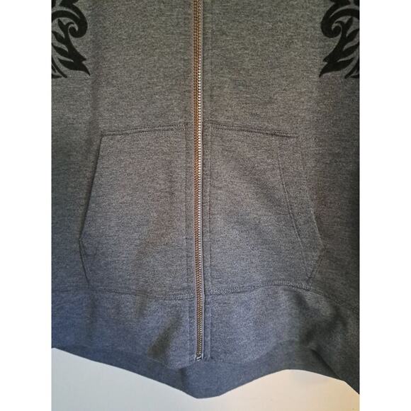 Ideology Zip Up Long Sleeve Embroidered Hooded Jacket - Picture 6 of 11